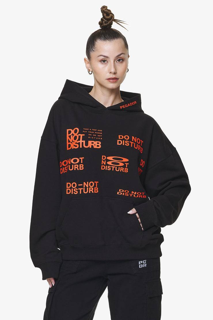 Pegador Groven Oversized Hoodie Black Kauf eins, bekomm eins gratis