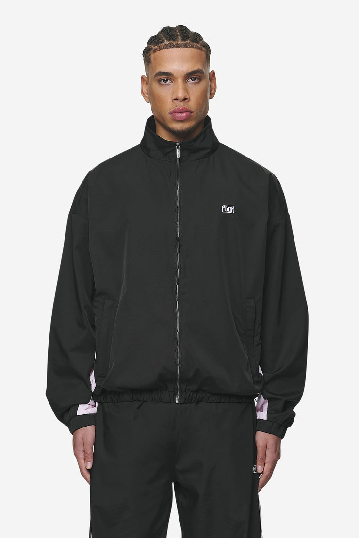Pegador Stow Boxy Track Jacket Black Bubblegum Wochenangebot