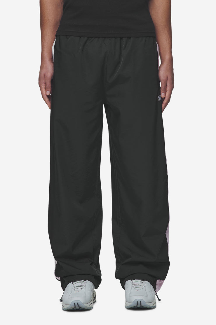 Pegador Stow Wide Track Pants Black Bubblegum Kostenlose Rückgabe