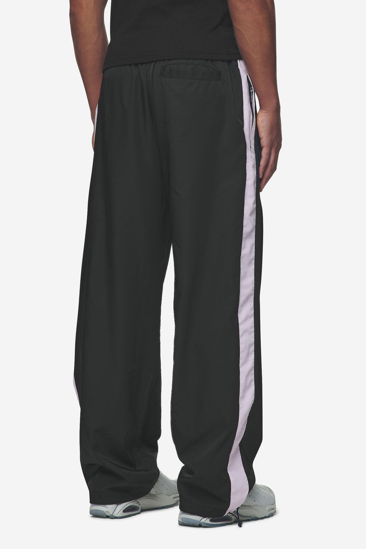 Pegador Stow Wide Track Pants Black Bubblegum Kostenlose Rückgabe