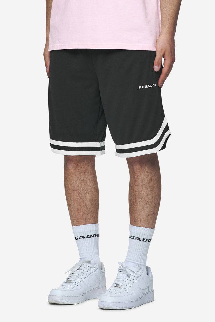 Pegador Lansing Basketball Shorts Black Letzter Tag