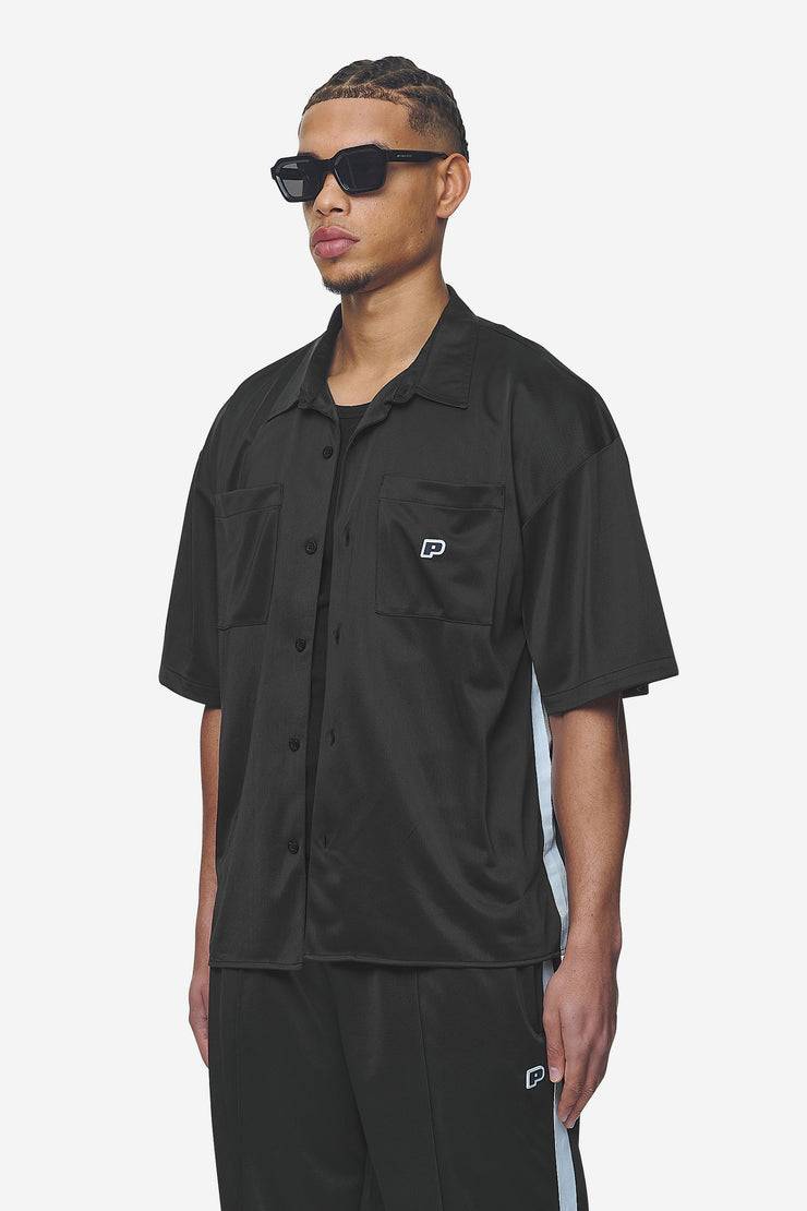 Pegador Zeno Boxy Shirt Black Baby Blue Super Rabatt