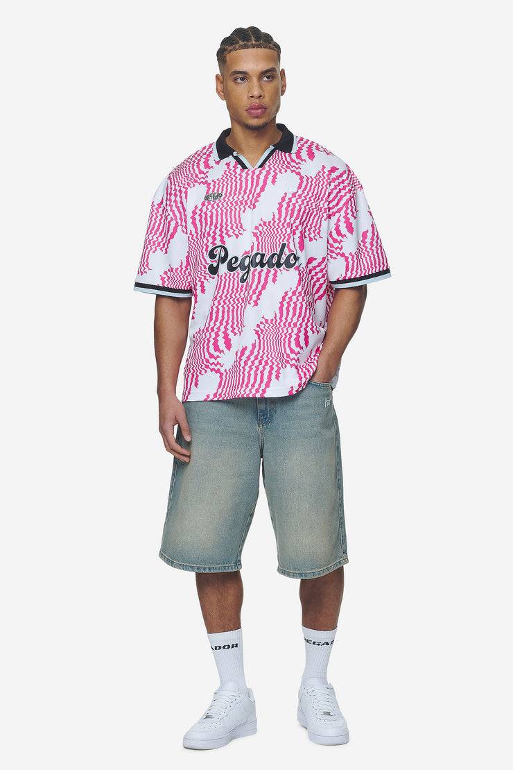 Pegador Worden Boxy Trikot White Pink 50% Rabatt mit kostenlosem Versand