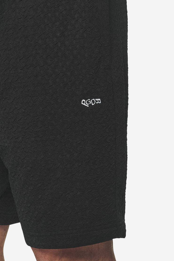 Pegador Wyton Structured Summer Shorts Black Fabrikladen