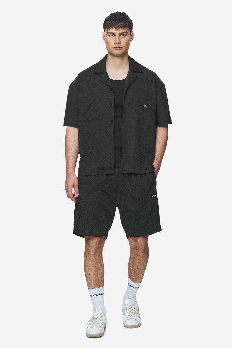 Pegador Wyton Structured Summer Shirt Black Speichern exportieren
