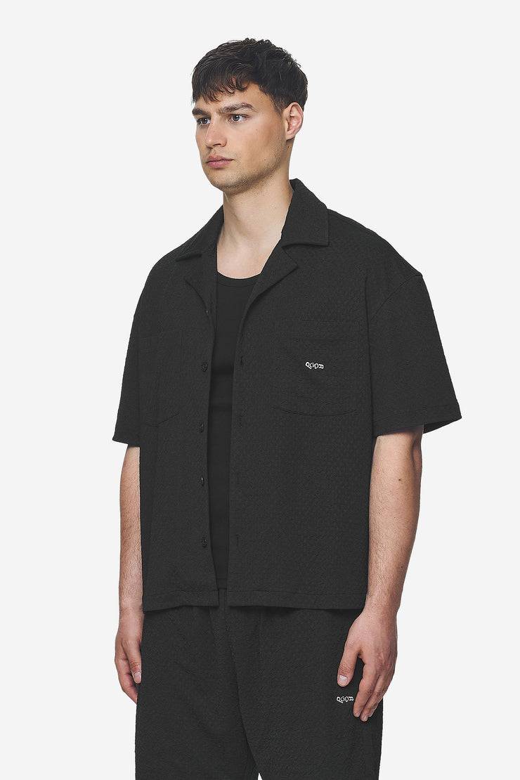 Pegador Wyton Structured Summer Shirt Black Speichern exportieren