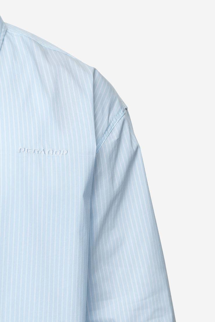 Pegador Raton Oversized Longsleeve Shirt Baby Blue White Im Verkauf