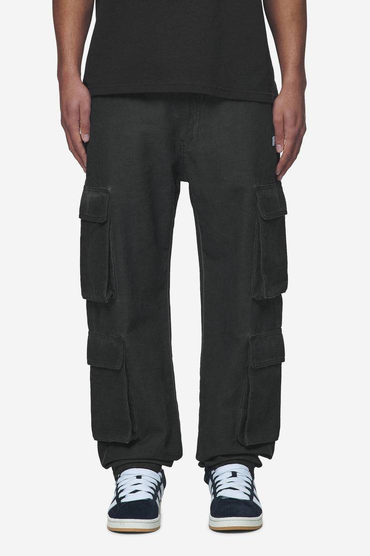 Pegador Preto Wide Cargo Pants Dyed Black zollfrei
