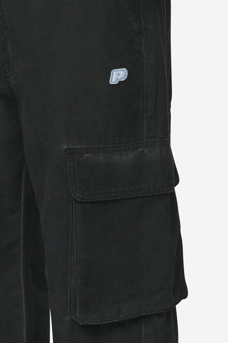 Pegador Preto Wide Cargo Pants Dyed Black zollfrei