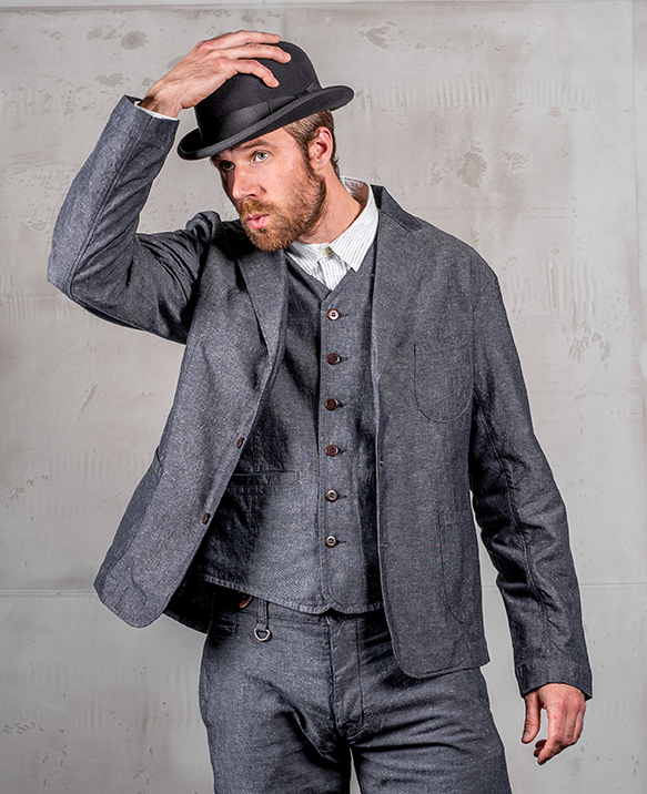 Pike Brothers 1927 Harvester Jacket smoke grey JETZT KAUFEN