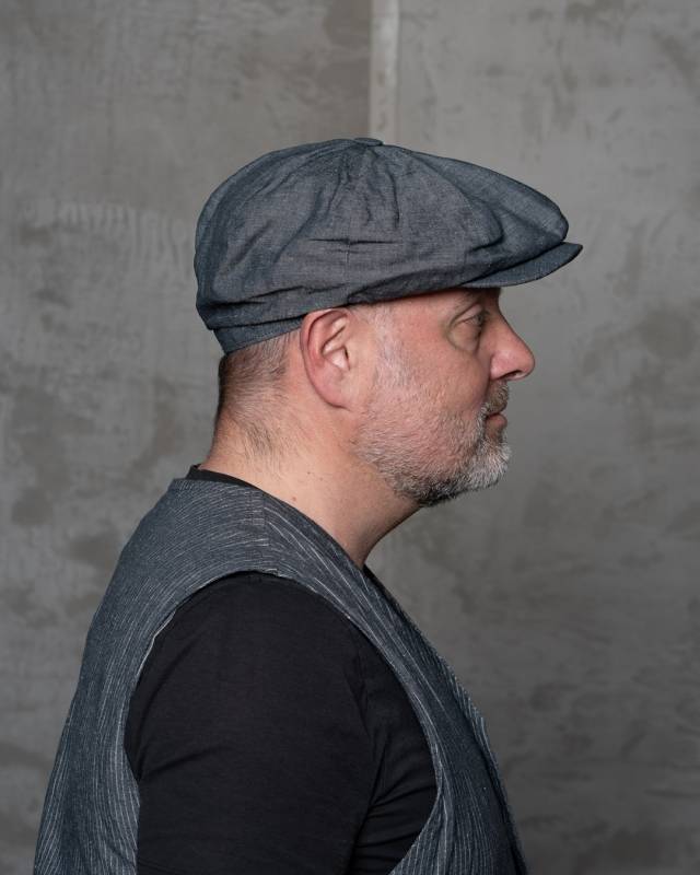 Pike Brothers 1928 Newsboy Cap smoke grey Neueste Stile