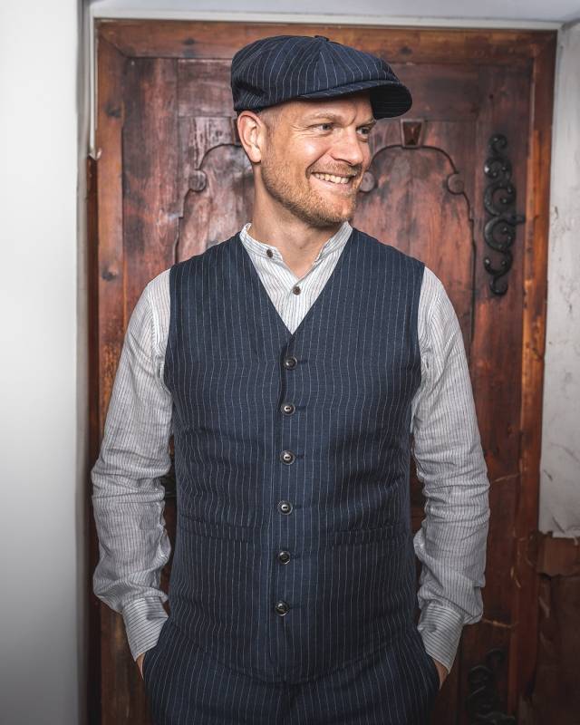 Pike Brothers 1905 Hauler Vest Chicago blue Nur für heute