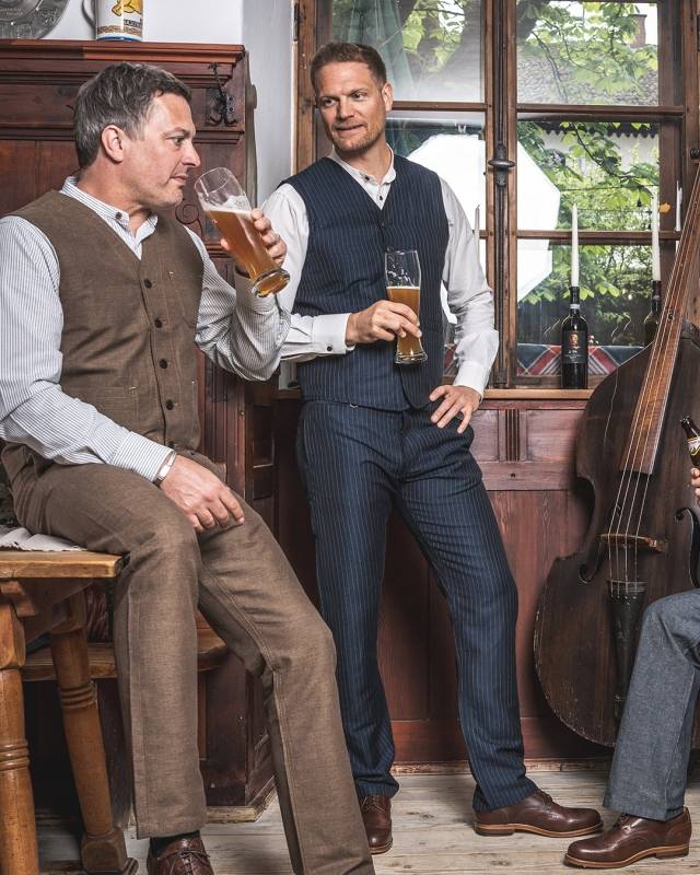 Pike Brothers 1905 Hauler Vest Chicago blue Nur für heute