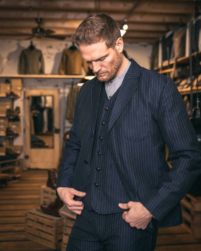 Pike Brothers 1927 Harvester Jacket Chicago blue Vierteljährliche Förderung