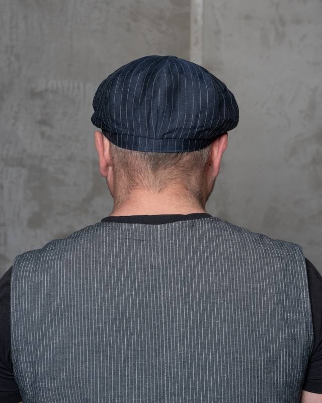 Pike Brothers 1928 Newsboy Cap Chicago blue Bis zu 55% Rabatt