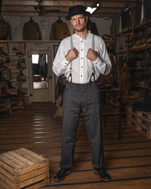 Pike Brothers 1905 Hauler Pant French asphalt Nur noch ein Tag übrig