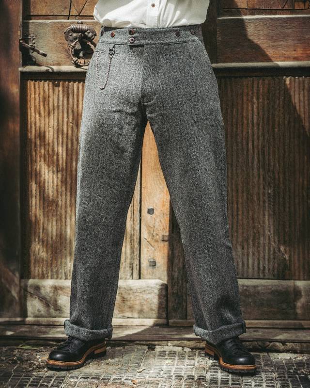 Pike Brothers 1905 Hauler Pant Dundee grey Clearance-Verkauf