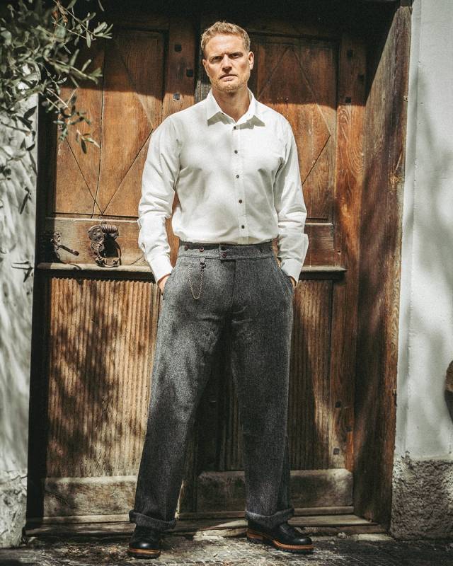 Pike Brothers 1905 Hauler Pant Dundee grey Clearance-Verkauf