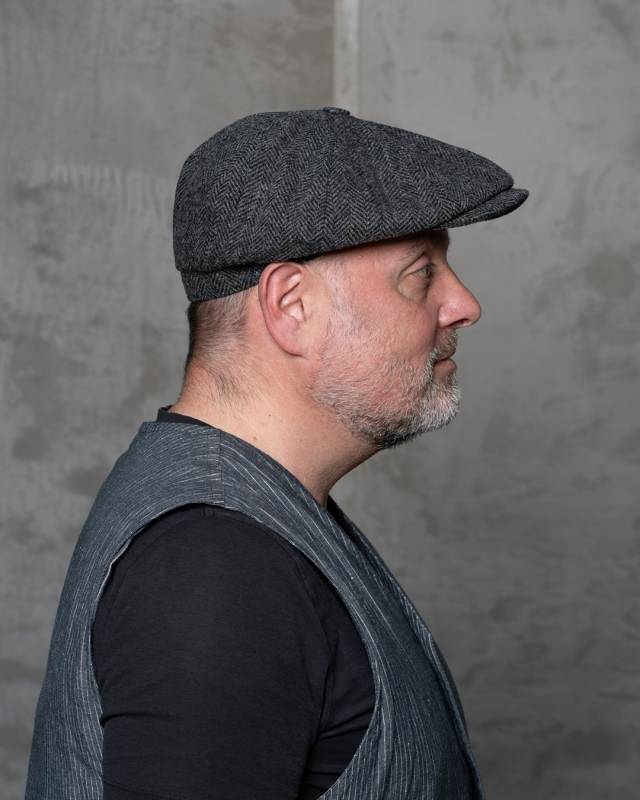 Pike Brothers 1928 Newsboy Cap Dundee grey Speichern exportieren