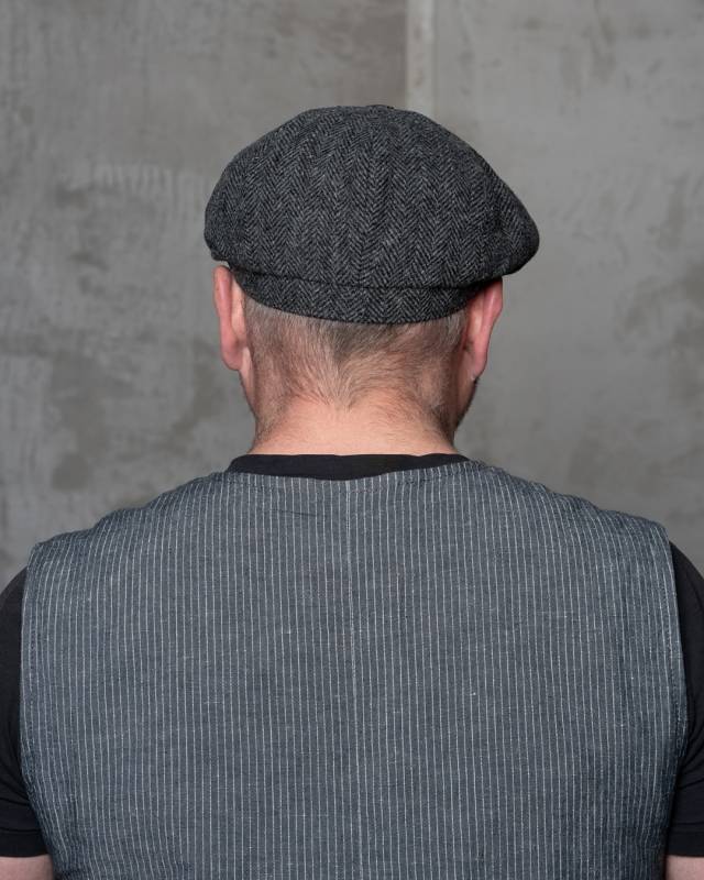 Pike Brothers 1928 Newsboy Cap Dundee grey Speichern exportieren
