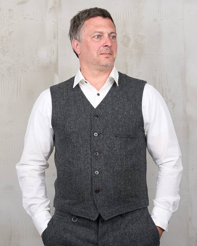 Pike Brothers 1937 Roamer Vest Dundee Grey Black Friday Preise