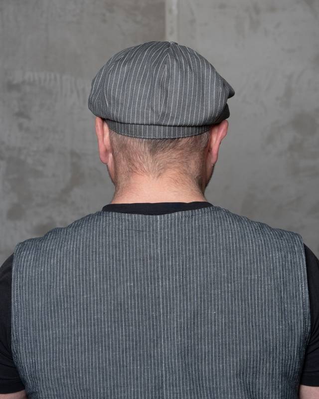 Pike Brothers 1928 Newsboy Cap grey wabash Fabrikverkauf