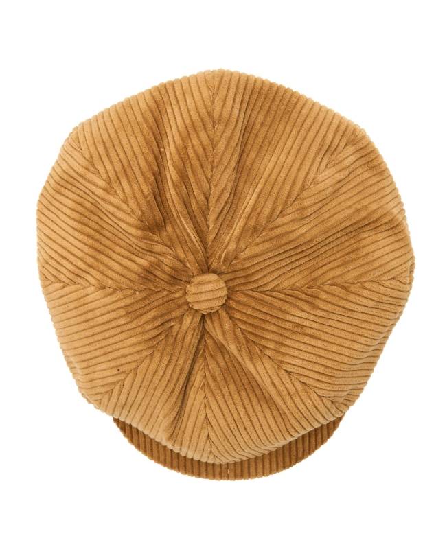 Pike Brothers 1928 Newsboy Cap goliath cord mustard Limitierter Zeitrabatt