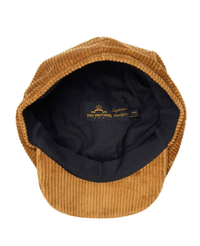 Pike Brothers 1928 Newsboy Cap goliath cord mustard Limitierter Zeitrabatt