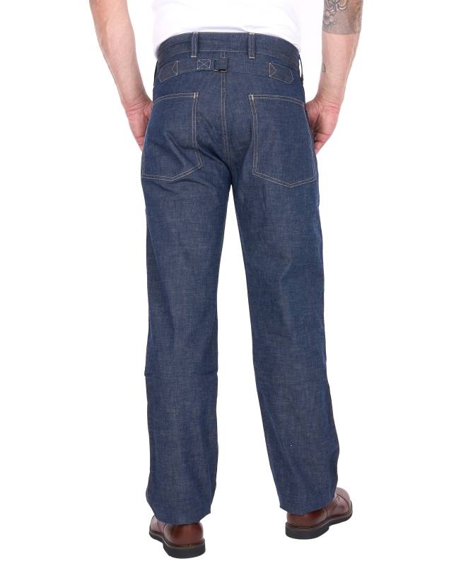 Pike Brothers 1940 Army Denim Trousers indigo Sonderangebot