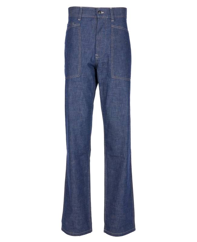Pike Brothers 1940 Army Denim Trousers indigo Sonderangebot