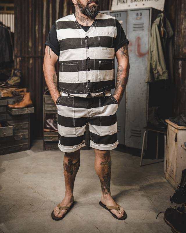 Pike Brothers 1962 OG-107 Short Alcatraz white Flash Sale