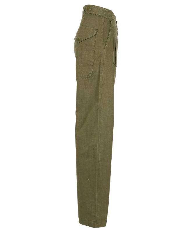 Pike Brothers 1952 Pattern Trousers olive selvage Vatertagsangebot