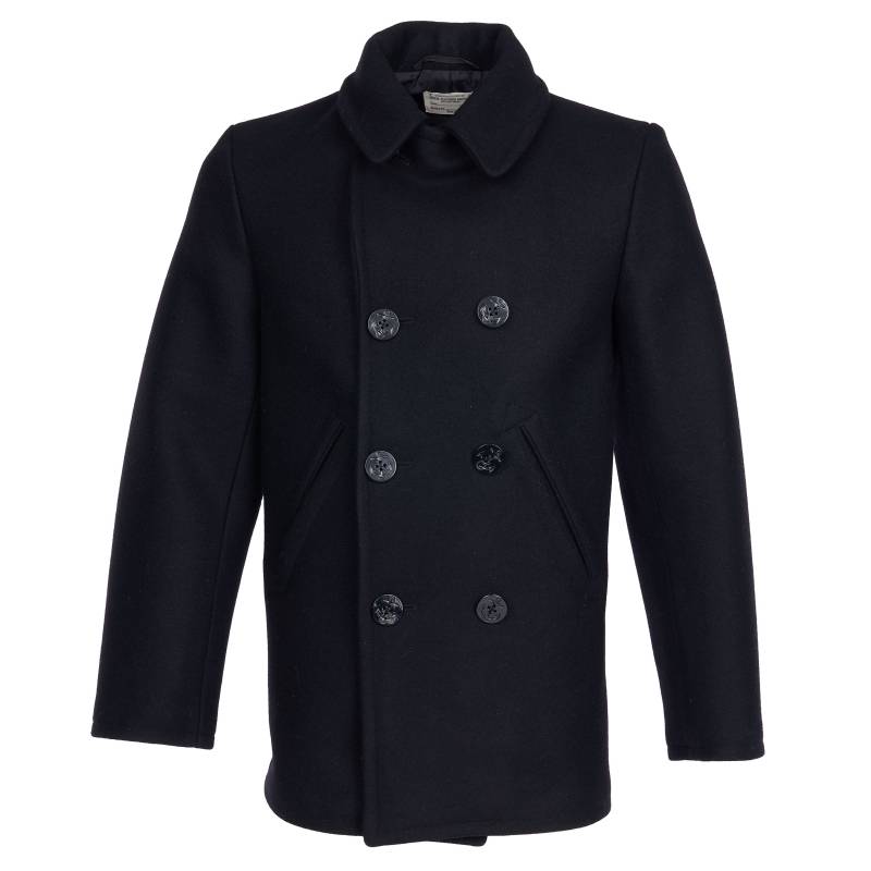 Pike Brothers 1938 Pea Coat black wool Sonderangebot der Fabrik