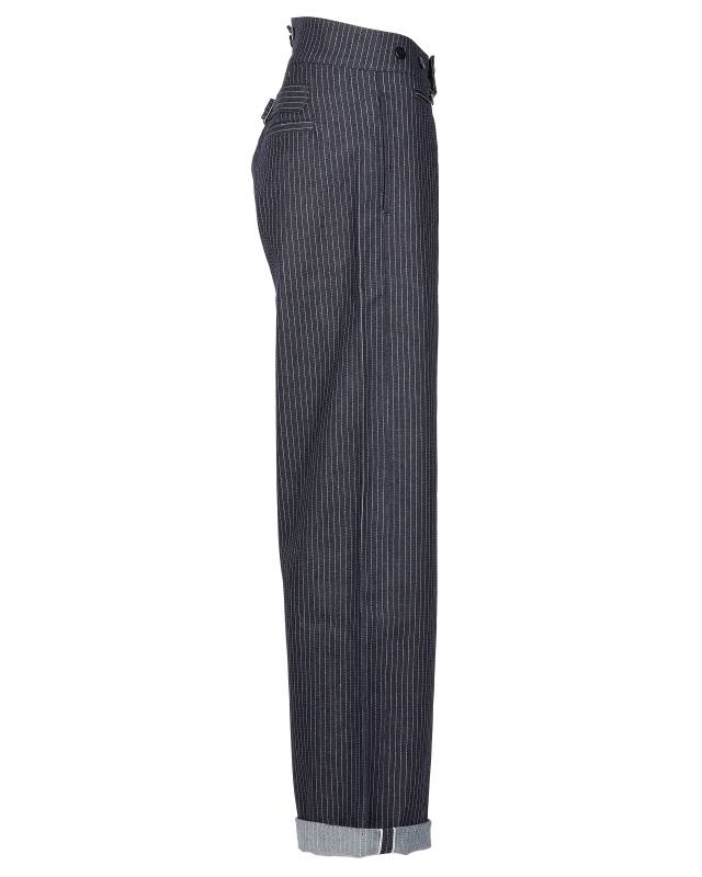 Pike Brothers 1905 Hauler Pant blue wabash Großer Ausverkauf