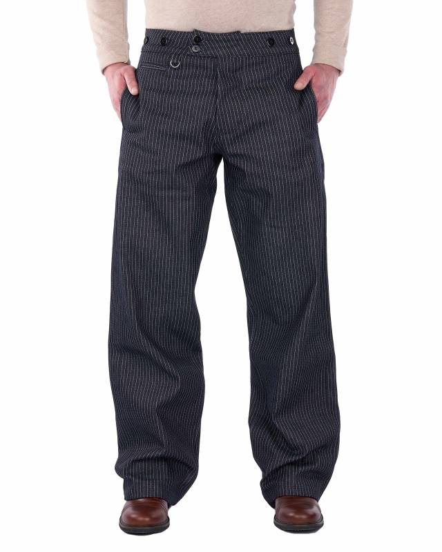 Pike Brothers 1905 Hauler Pant blue wabash Großer Ausverkauf