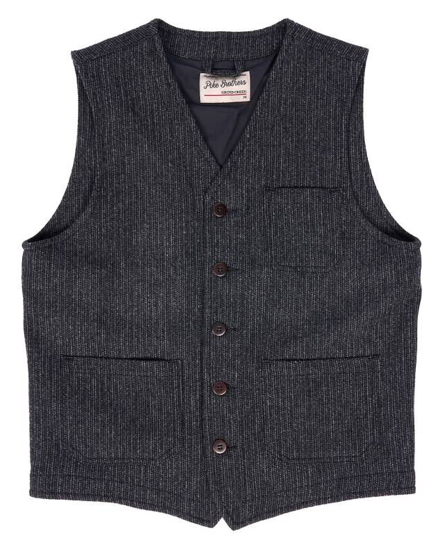 Pike Brothers 1937 Roamer Vest Glasgow Grey Bestseller