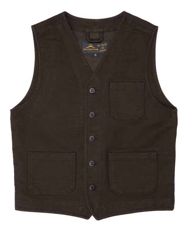 Pike Brothers 1937 Roamer Vest Moleskin soil brown Tiefpreis