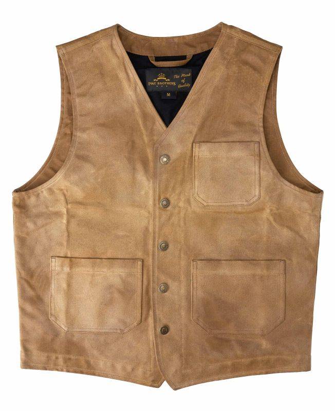 Pike Brothers 1937 Roamer Vest waxed tan Super Sparpreis