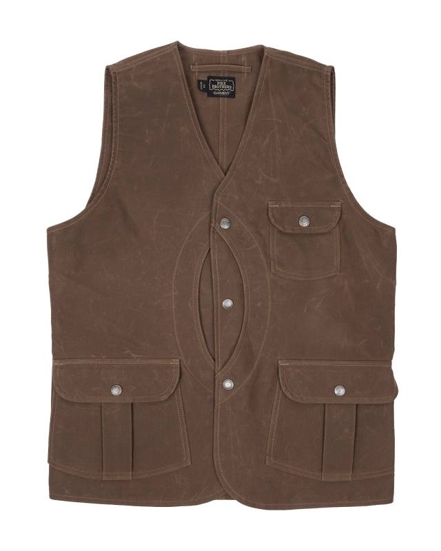 Pike Brothers 1928 Hunting Vest waxed sand Bis zu 50% Rabatt