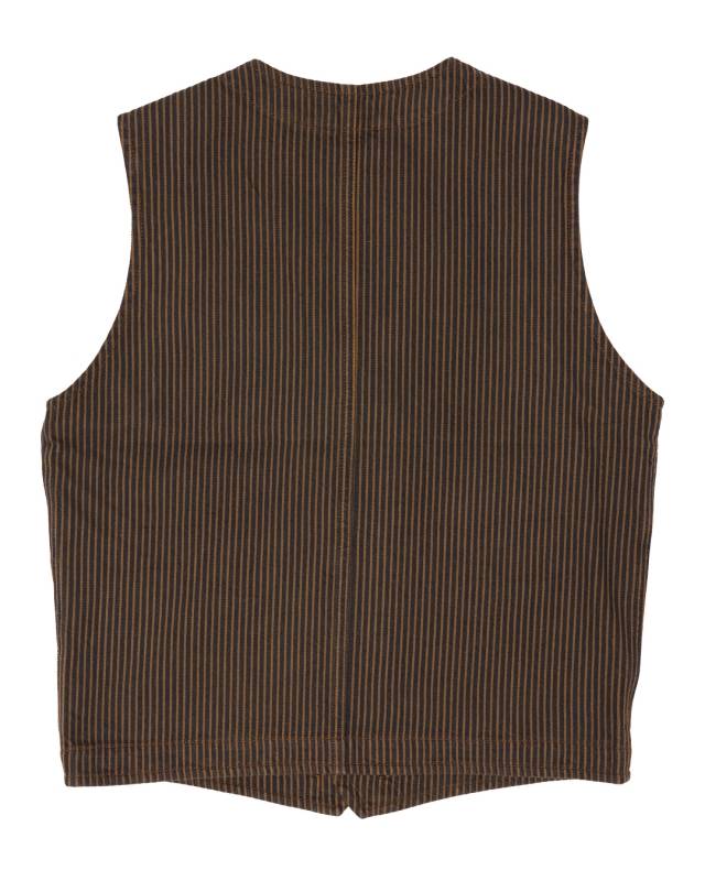 Pike Brothers 1937 Roamer Vest hickory stripe brown Bis zu 65% Rabatt