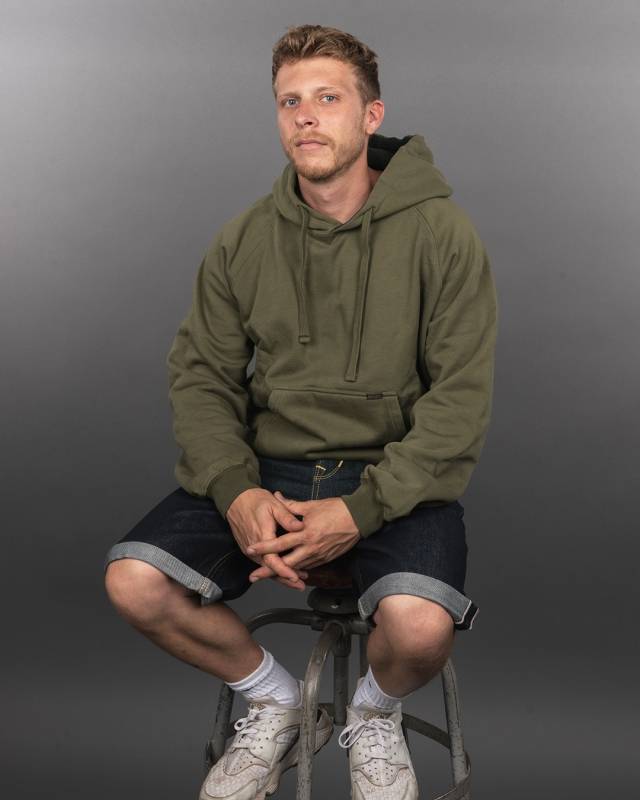 Pike Brothers 1965 PT Hoody olive Riesige Rabatte