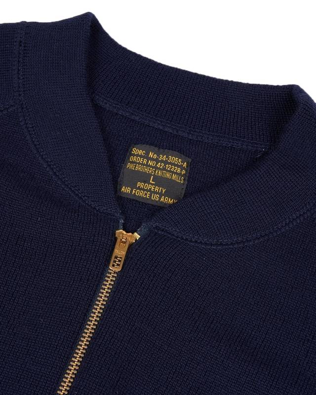 Pike Brothers 1943 C2 Sweater navy Im Verkauf