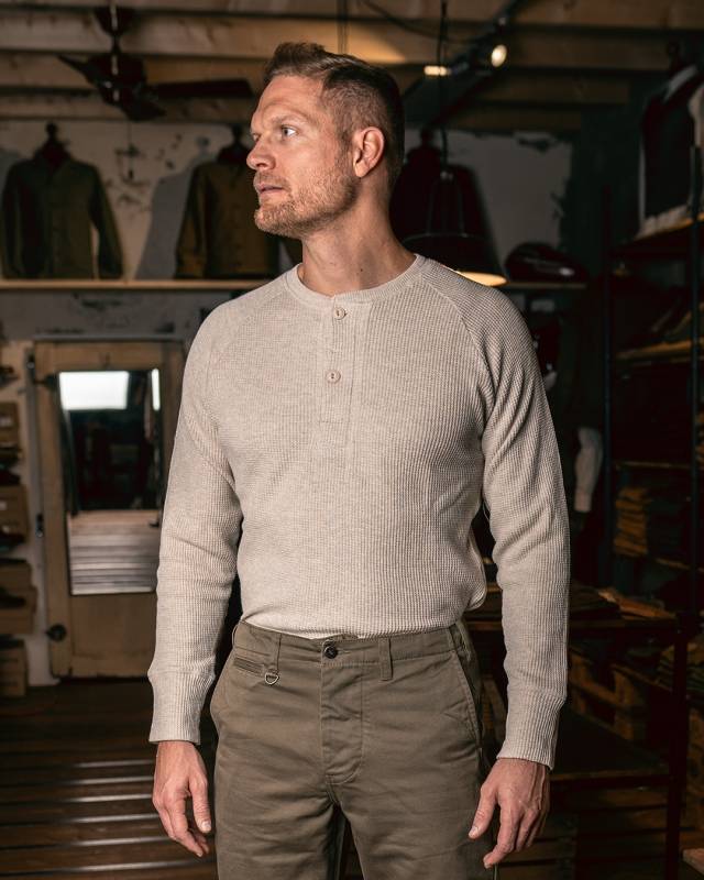 Pike Brothers 1936 Waffle Shirt natural Online