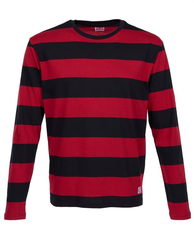 Pike Brothers 1964 Long Sleeve Alcatraz red Fabrik Onlineshop