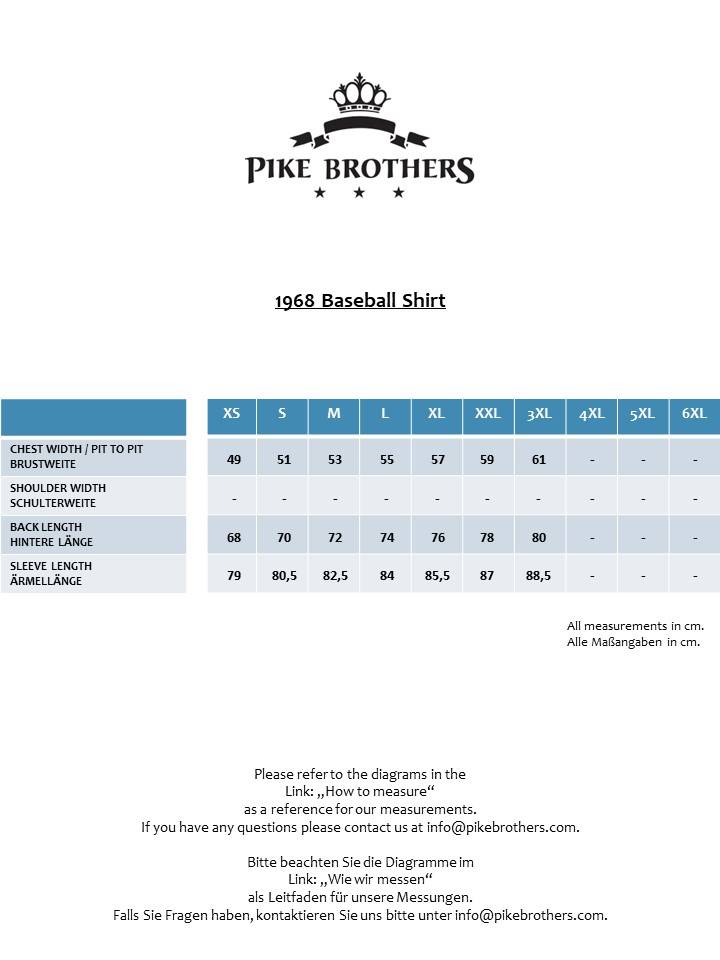 Pike Brothers 1968 Baseball Shirt Peralta black Black Friday