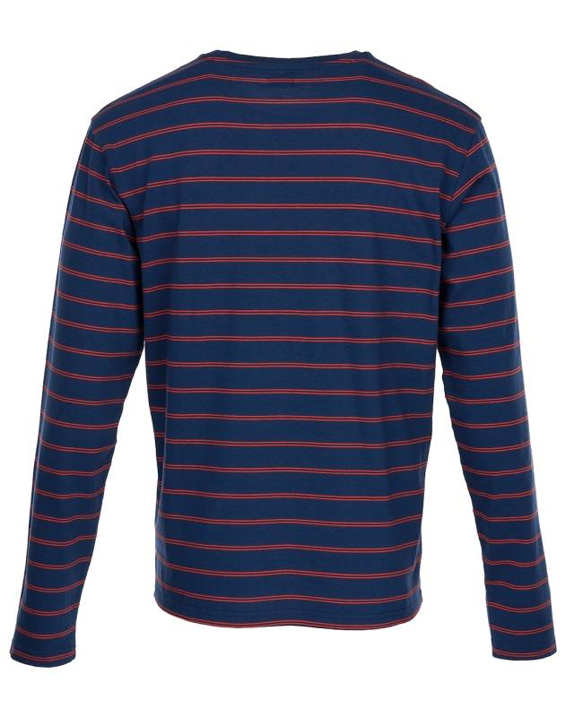 Pike Brothers 1964 Long Sleeve Torrence blue Weihnachtsangebot