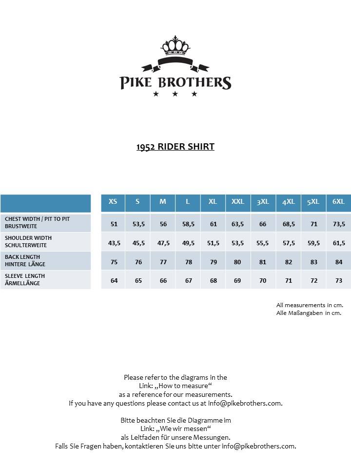 Pike Brothers 1952 Rider Shirt Denim faded Sonderangebote