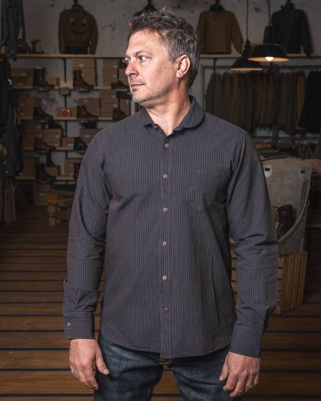Pike Brothers 1908 Miner Shirt Hosai blue 50% Rabatt mit kostenlosem Versand