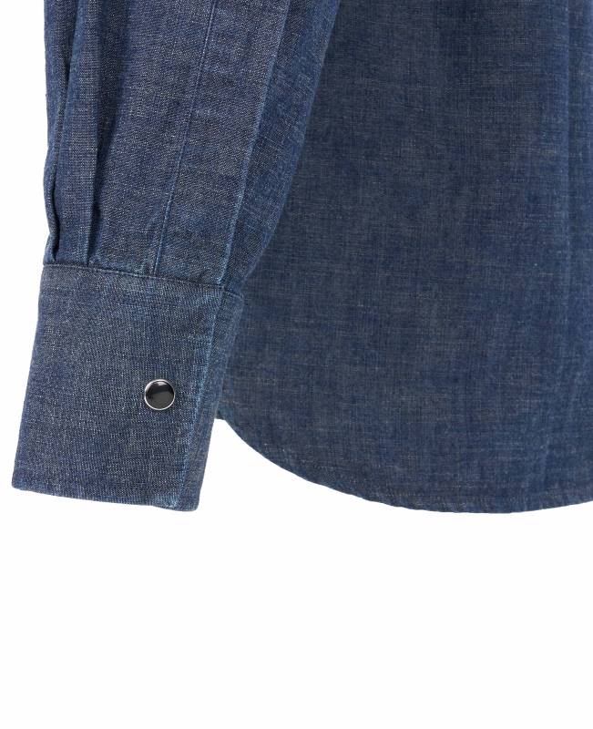 Pike Brothers 1952 Rider Shirt Japanese 9oz indigo Speichern exportieren