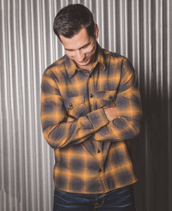 Pike Brothers 1943 CPO Shirt Tijuana yellow Fabrikverkauf
